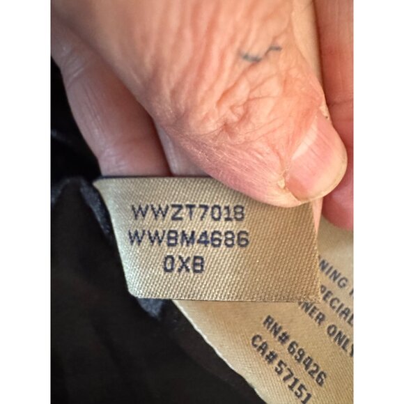 Wilsons Vintage Women USA Stars Stripes Leather Jacket Red Brown M Motorcycle - Picture 10 of 12